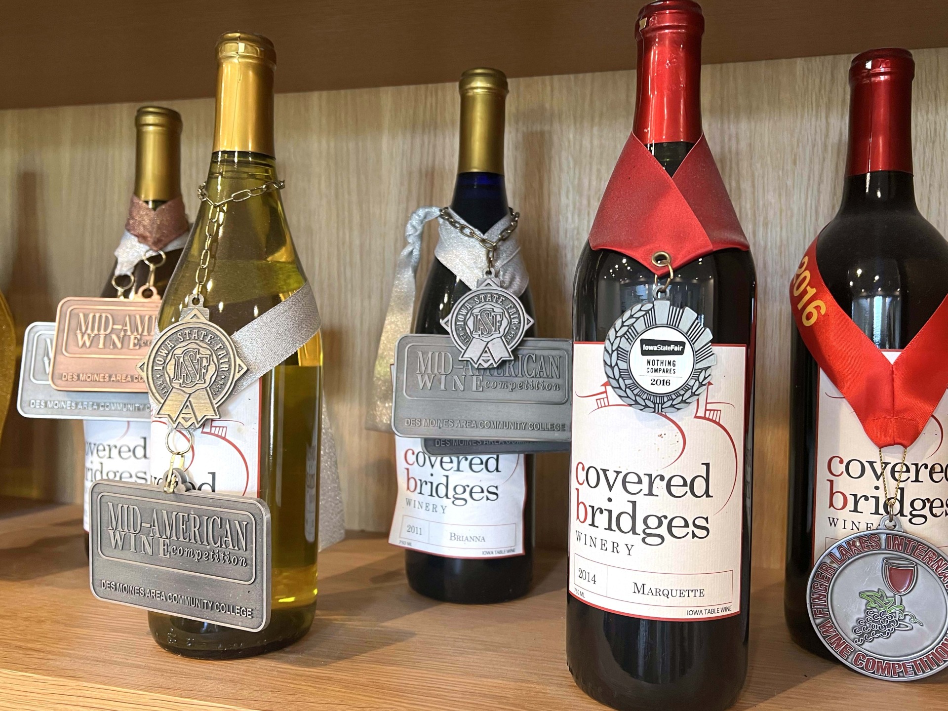 Award-winning Covered Bridges Winery wines